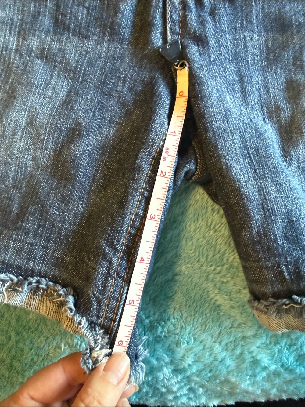 Democracy Indigo Cutoff Denim Shorts - Picture 3 of 5